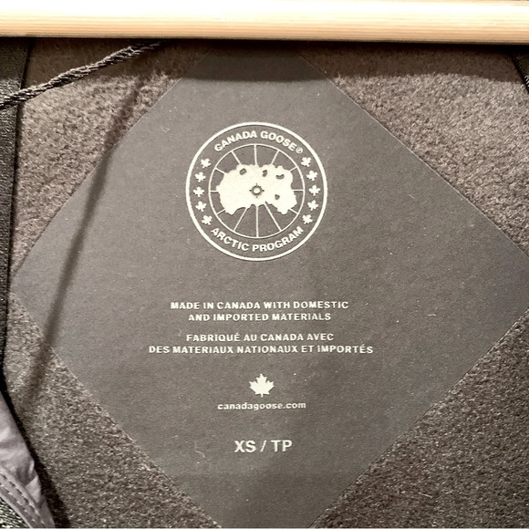 ๐ Canada Goose Black Label CW Hybridge Down Reflective Long Puffer Coat XS - Picture 14 of 16